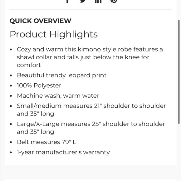 Leopard Robe - Picture 8 of 9